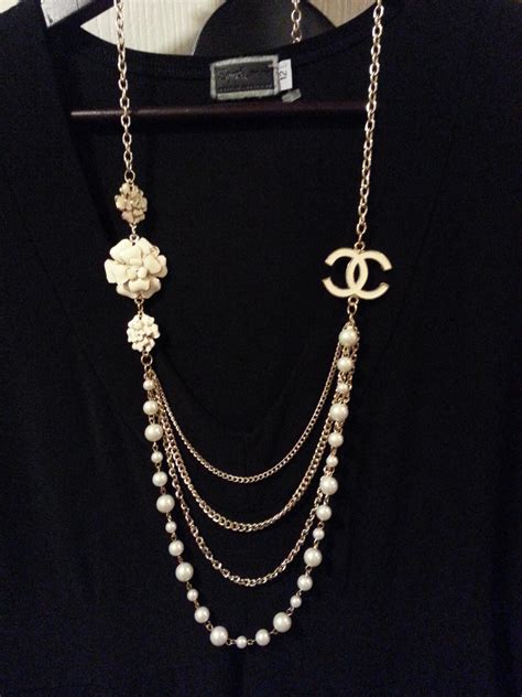 classic chanel necklace|chanel necklace catalog.